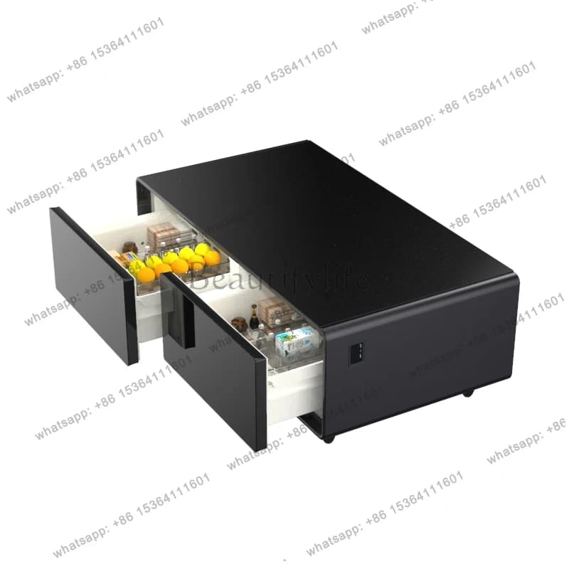 Modern Home Living Room Furniture Smart Coffee Table Side Table With Audio Player USB Charging Port