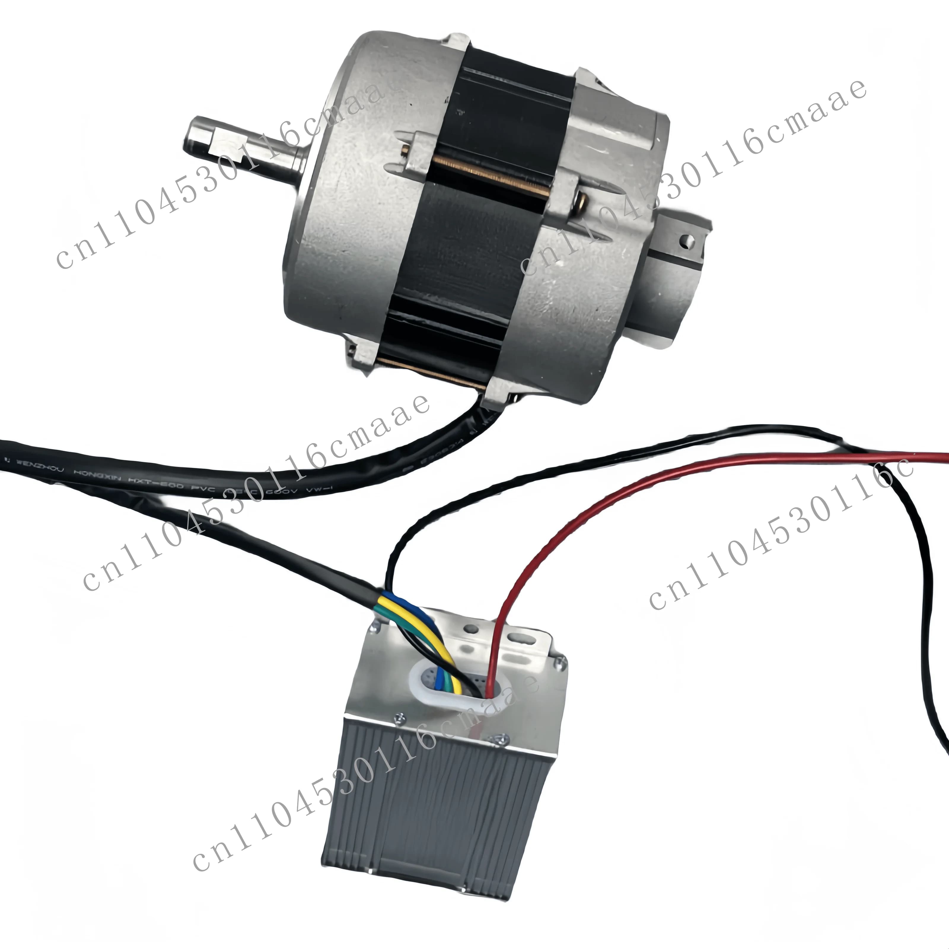 24V 120W 3000RPM Permanent Magnet Brushless DC Motor with Controller Kit for Home Appliances, Fans and Marine