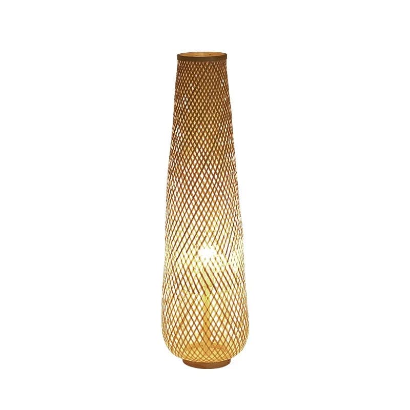 Japanese-style floor lamp, homestay bedroom tatami tea room retro bamboo floor lamp