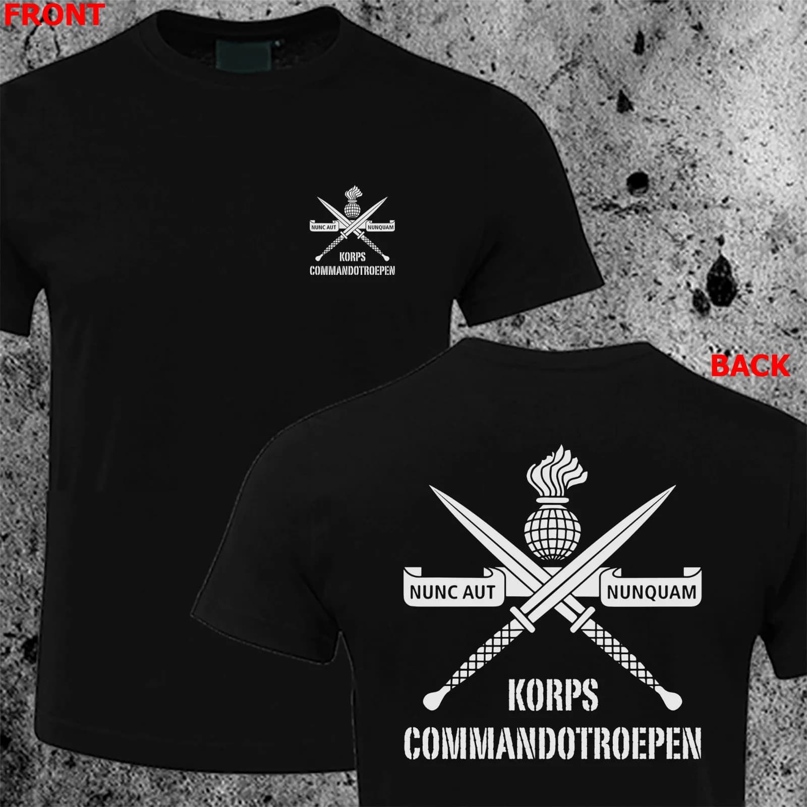 Royal Netherlands Army Dutch Special Forces Korps Commandotroepen KCT T-shirt Short Sleeve Casual 100% Cotton Shirt