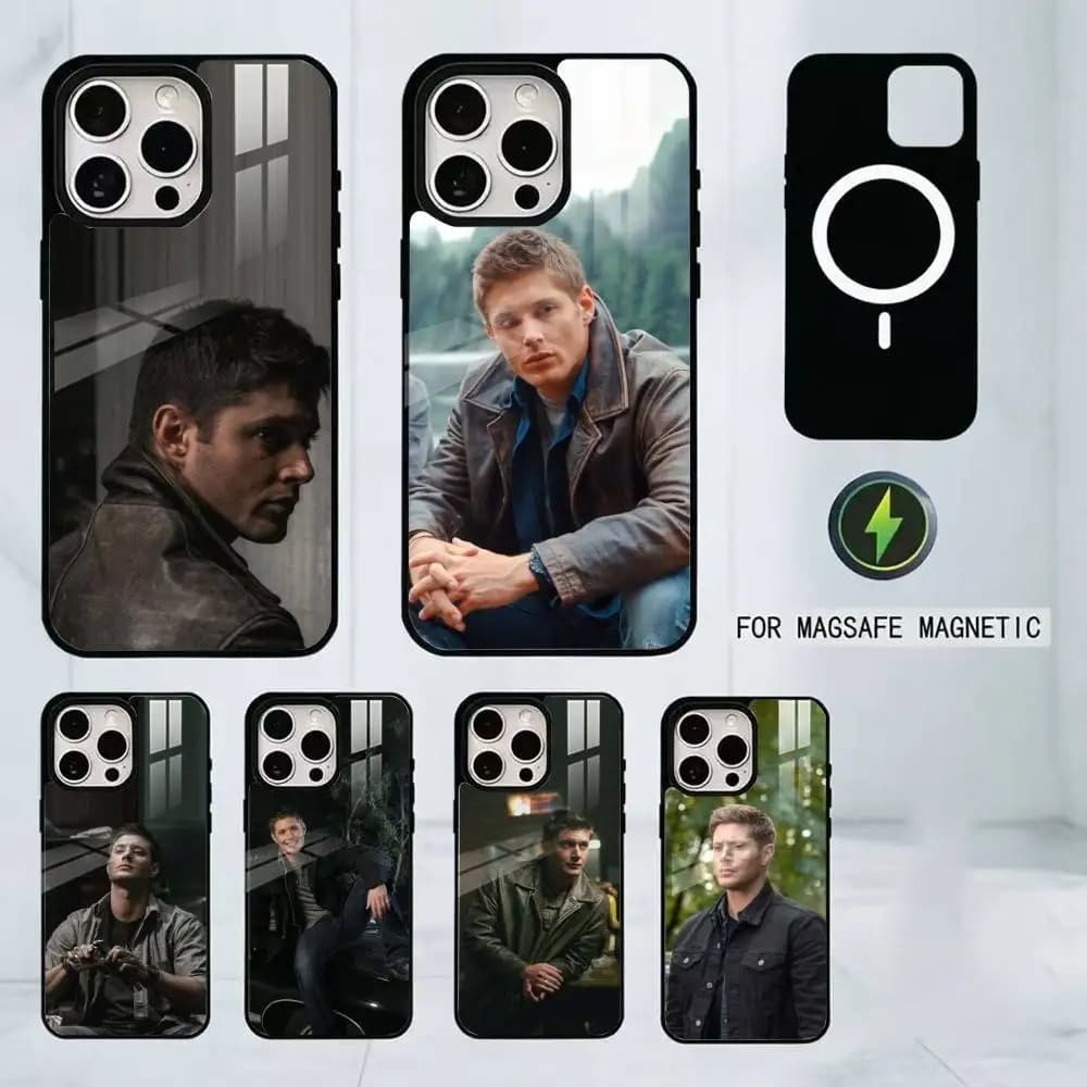 S-Supernatural Dean W-Winchester Phone Case For iPhone17,16,15,14,13,12,11 Plus,Pro Magnetic with Magsafe Wireless Charging