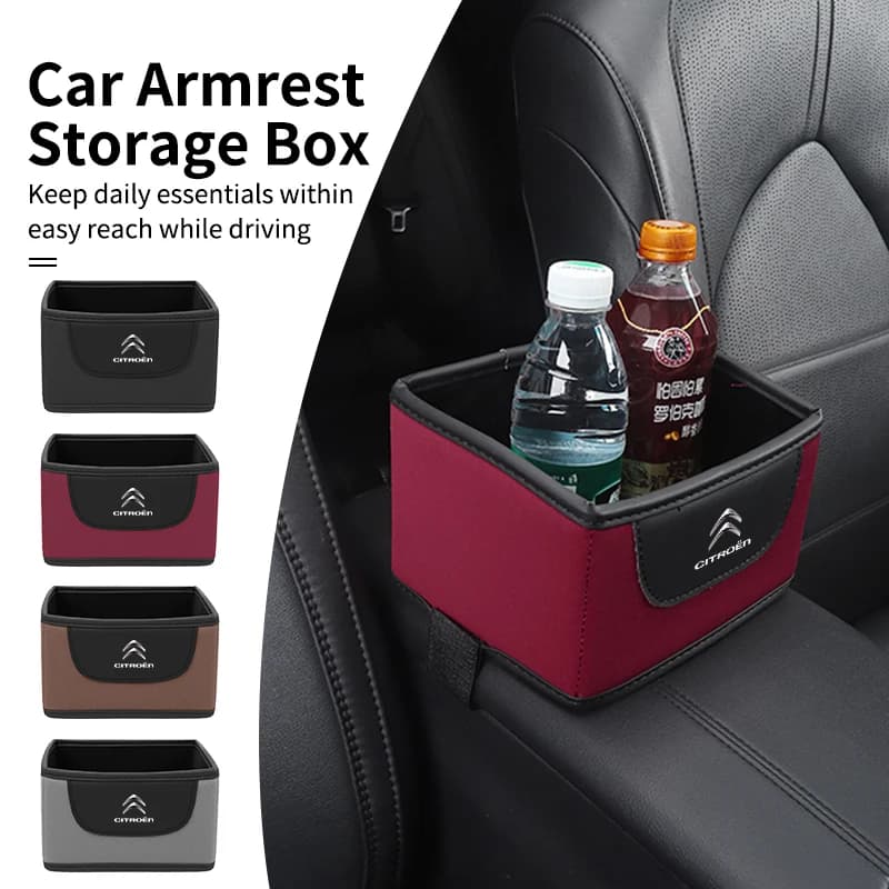 Car Armrest Box Storage Box Center Console Storage Case For Citroen C4 C3 C5 C1 C2 Berlingo Celysee Cactus Picasso Aircross