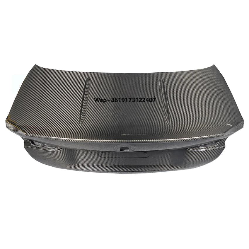 CSL Style Dry Carbon Fiber Rear Trunk Cover For  G82 M4 Car Body Kit
