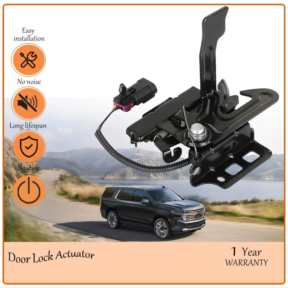 Hood Latch Lock Engine Assembly Compatible With Cadillac Escalade Chevrolet Silverado Suburban Tahoe OEM 820-200,820200,15139168