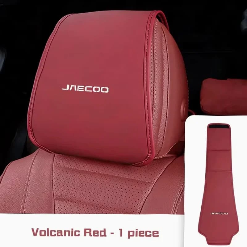 Car Seat Headrest Cover Headrest Protector Sleeve Seat Headrest Cushion Protector Microfiber Leather For Jaecoo J5 J7 J6 J8 J9
