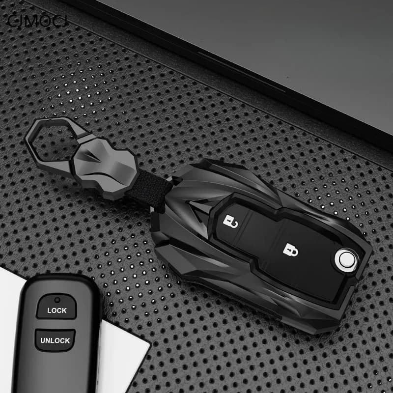For Toyota Corolla/Levin/Highlander/RAV4/Reiz Zinc Alloy Car Remote Key Case Cover Shell Keychain Accessories