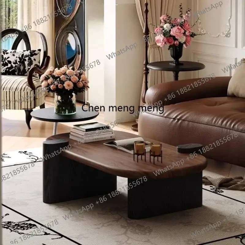 Rustic Designer Coffee Table Decoration Unique Nordic Living Room Coffee Table Modern Minimalist Stoliki Kawowe Furniture Home
