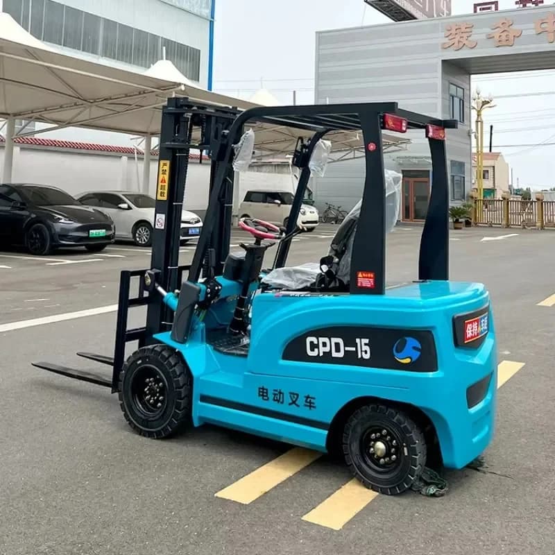 Chine New . Ton Battery Stacker Forklifts Warehouse Equipment Efficient Picking and