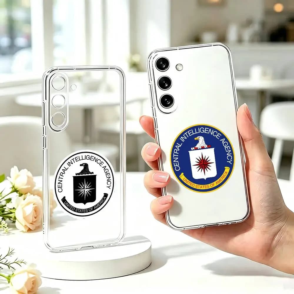 Fun CIA-S C-Cool  Phone Case Transparent Silicone Soft For SamsungA10,12,20,21S,30,31,40,50,51,52,70,71