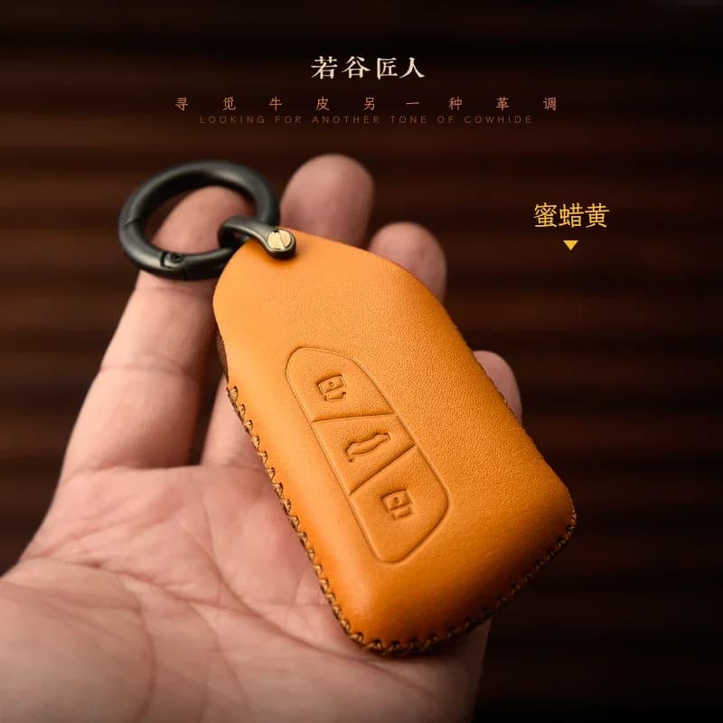 For Volkswagen Id4 Id4x Id3 Id6 Golf 8 2023 Cowhide Leather Key Case for Car