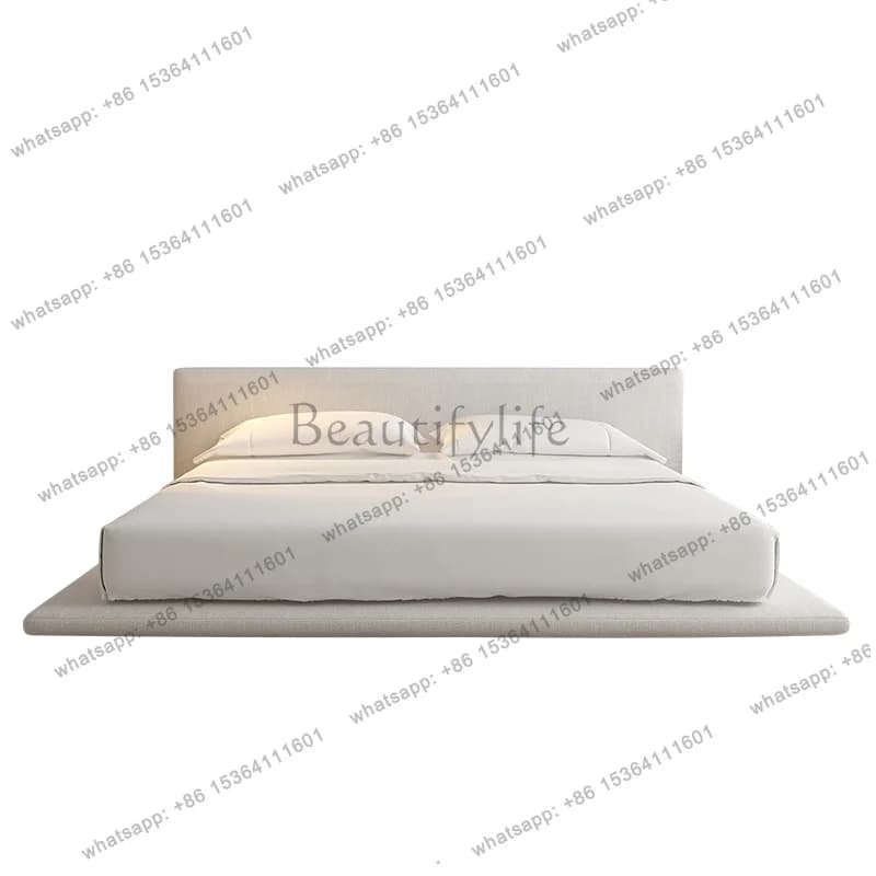 YJ Table Stuff Double Bed Decoration Frame Wooden Bedroom Double Bed King Headboards Letto Matrimoniale Furniture