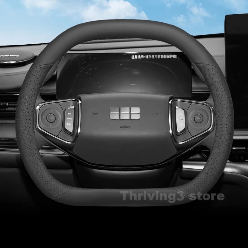 Leather Car Steering Wheel Cover For Geely Starray 2023-2025 Covers For Covers Auto interior Geely Starray em i Accessories 2025