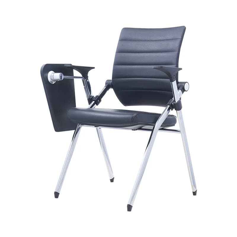 Multifunctional Ergonomic Armrest Conference Chair College Training Increase Shelf Board Folding Training