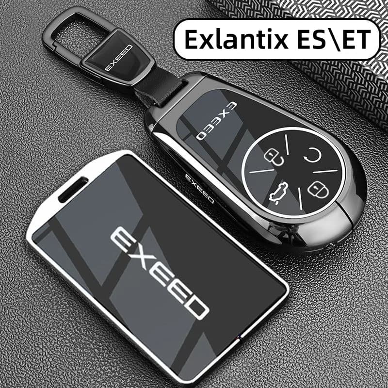 Exlantix ES\ET Key Case Ring For Chery EXEED STERRA ET\ES 2025 2024 Modified Key Fob Case Protector Auto NFC Card Key Cover