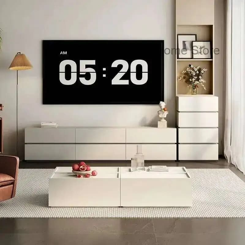 Table Luxury Drawers Center Floor Nordic Tv Salon Modern Cabinets Living Room Tv Stands Storage Suporte Para Tv Trendy Furniture