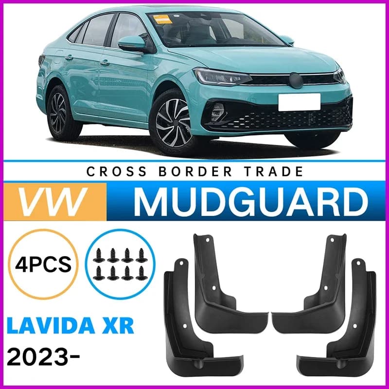 Mudflaps Mudguards Fit VW Volkswagen Lavida XR 2023-2025 Mudguards Tire Fenders Mud Flaps Wheel Guards Accessories 4x Tyre