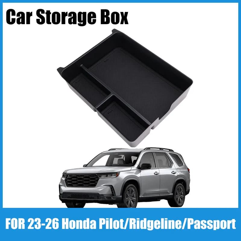 Suitable for 23-26 Honda Pilot/Ridgeline/Passport car armrest box storage box