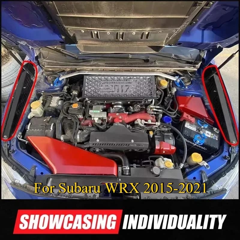 For Subaru WRX 15-21 Car engine compartment reinforcement plates on both sides of the engine compartment Engine Car accessories