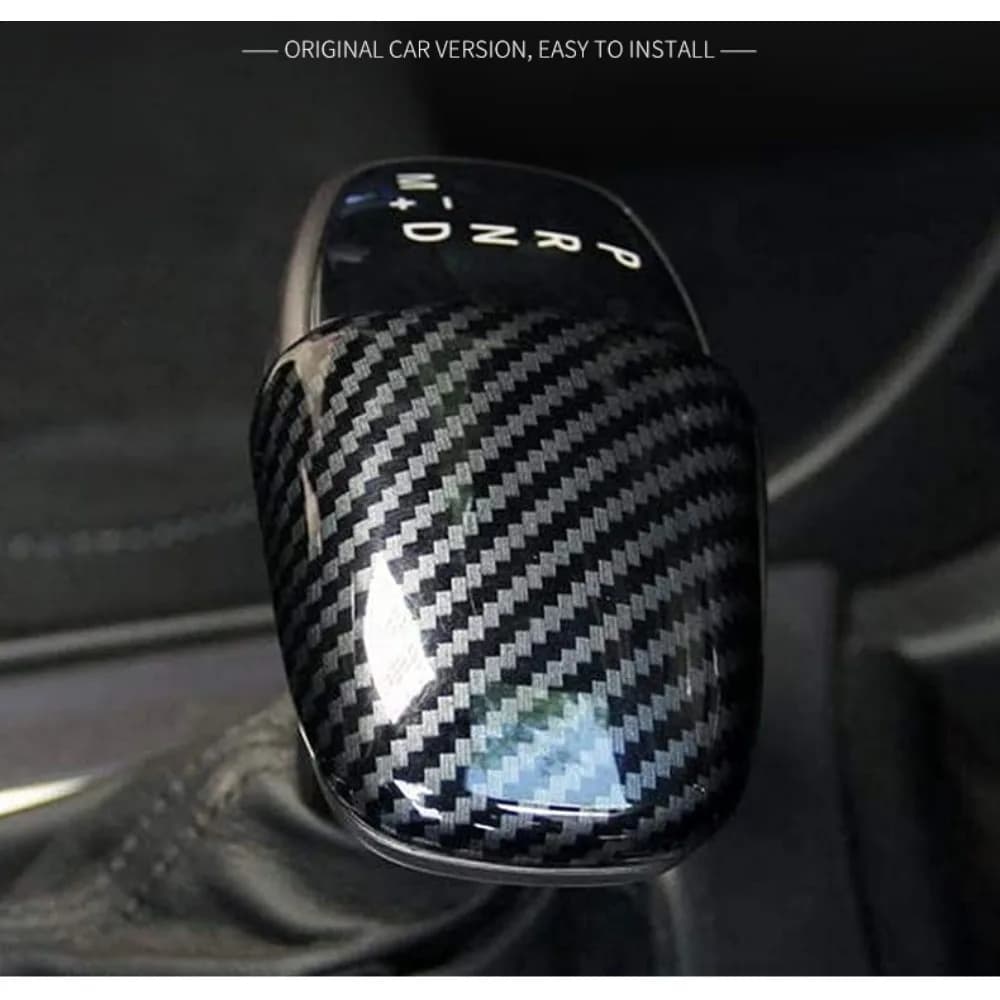 Gear Shift Knob Cover Trim For Dodge Challenger 2015-2021, Car Interior Gear Lever Decorative Protective Cover