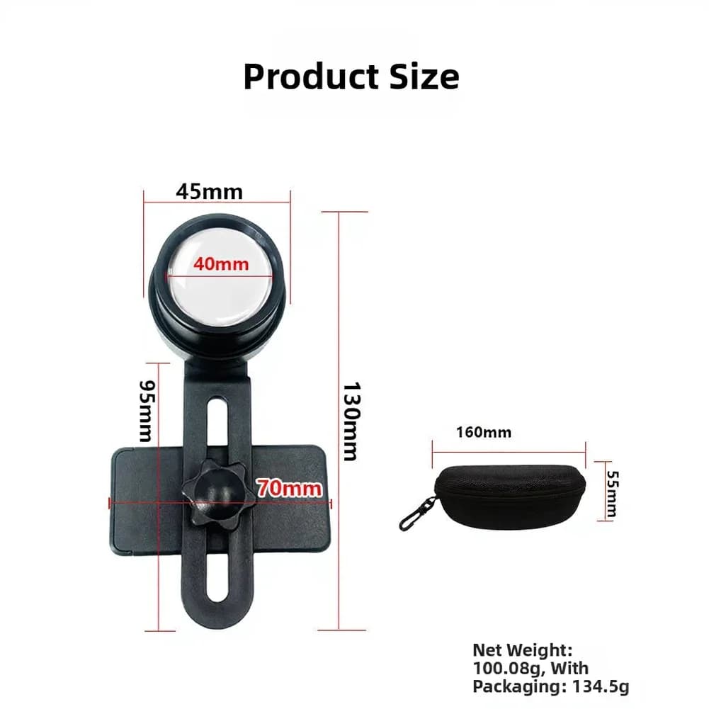 For Macro Photography Phone Magnifier Clip On Smartphone Magnifier Mobile Camera Attachment Macro Photography Portable Design