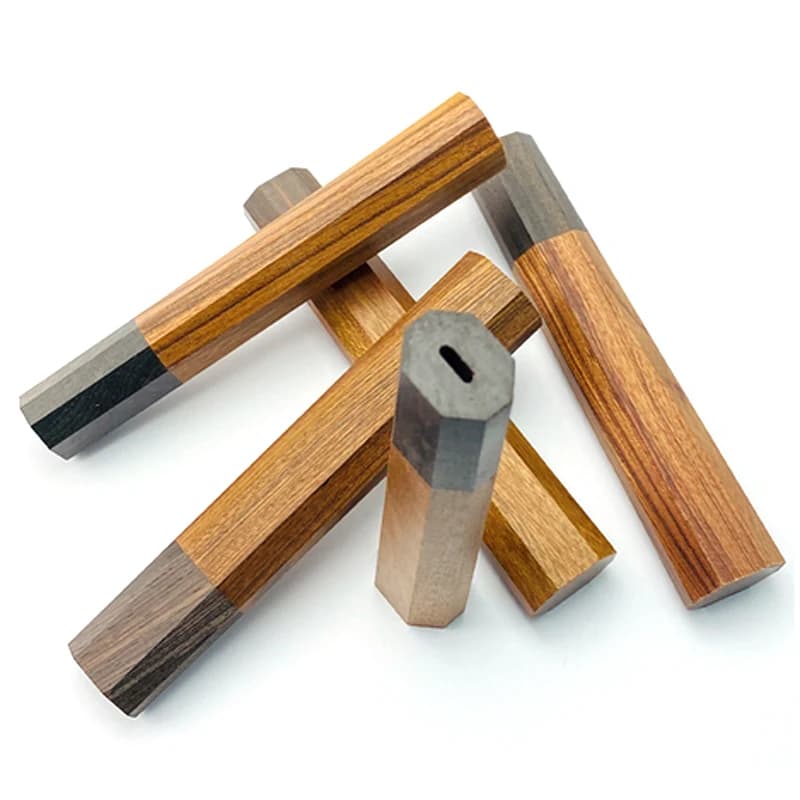 【Hot】Octagonal Knife Handle Replacement Accessories For DIY Chef's Cutter Knife