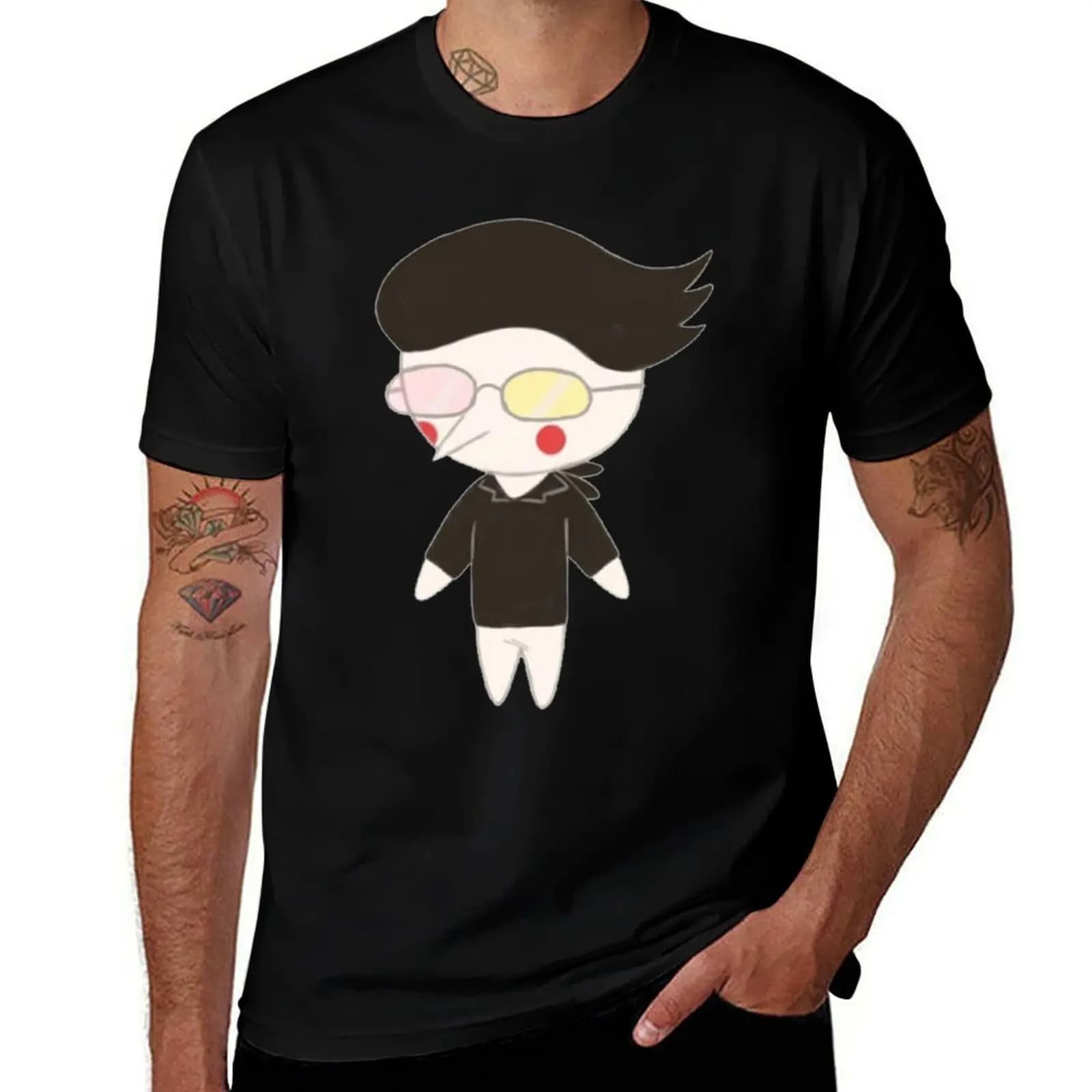 Spamton Pixel T-Shirt Simple Casual Short Sleeve Tee T-Shirt