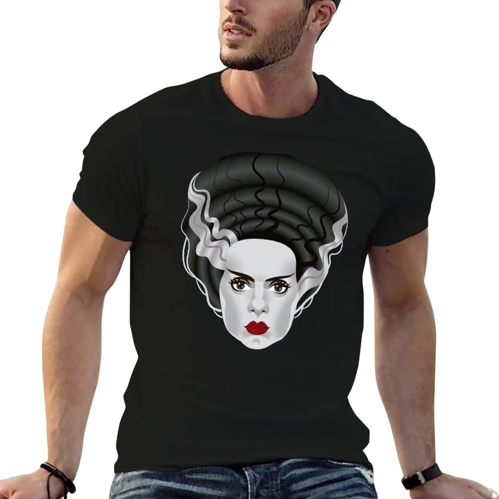 Bride T-Shirt summer clothes affliction shirts mens white t shirts