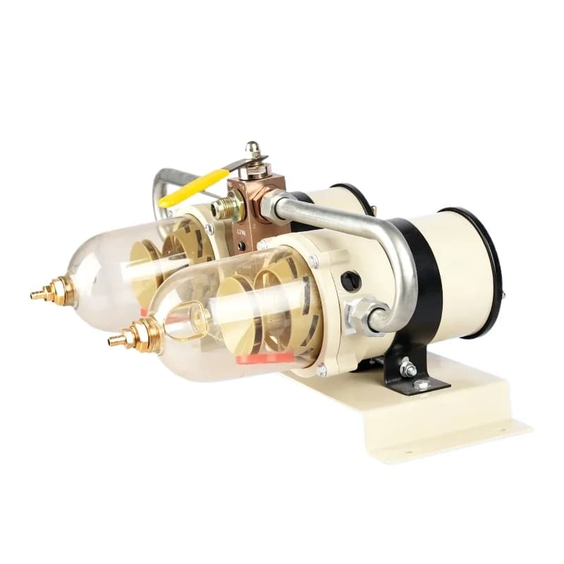 75900FHX30 75900FHX10 900FG Duplex Fuel Filter Water Separator 180Deg Diverter Valve Bowl Drain