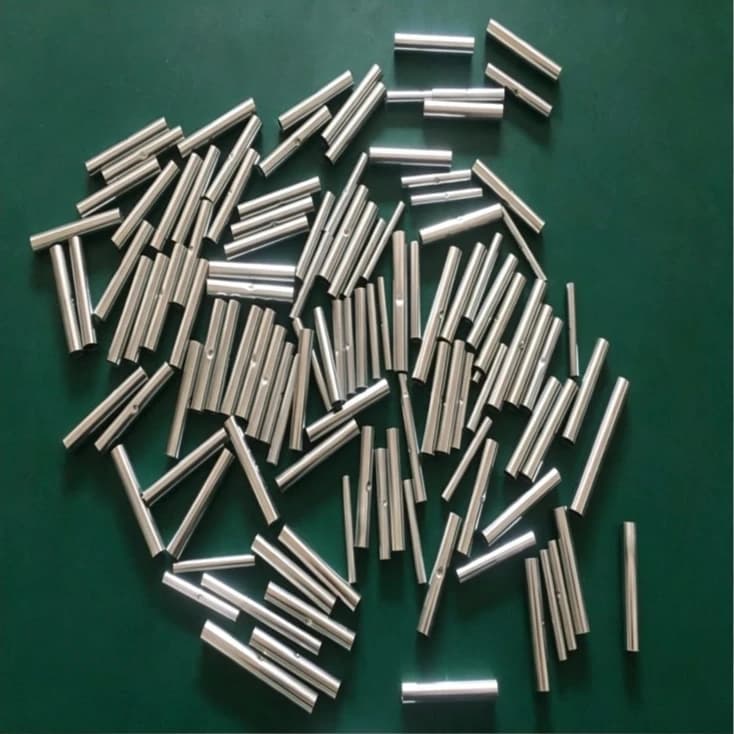 Tent Pole Frame DIY Spare Parts Straight Splicing Coupler Electroplated Steel Plastic Joint For Fiberglass Pole ConnectionRepair