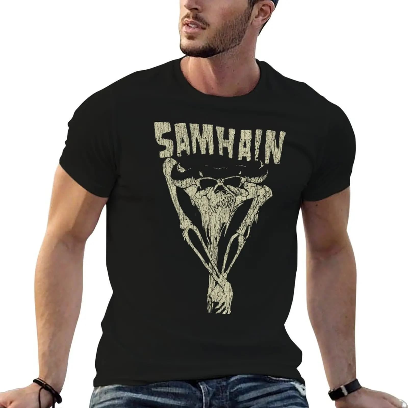 Samhain Scarecrow 1983 T-Shirt Funny t-shirt vintage clothes plain black t shirts men
