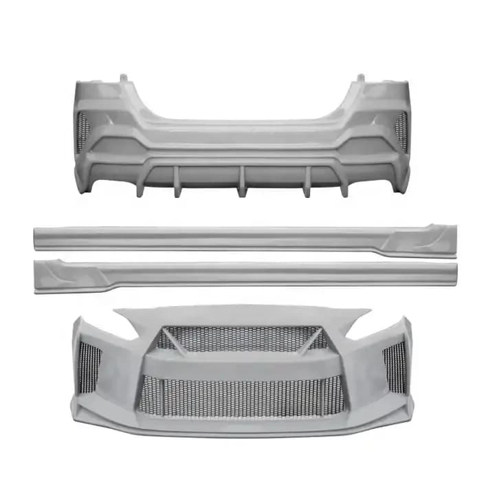 High Quality Black Priming Teana 2019-2020 CTR Style Complete Set Car Bumpers Front/Rear/Side Skirt Spoiler Excellent Carlong
