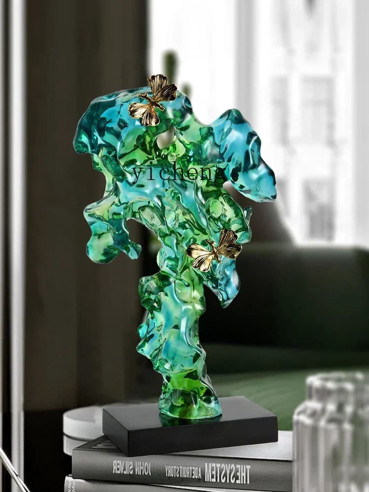 L7-14 new Chinese imitation Taihu stone modeling decoration entrance wine cabinet office high-end ornament