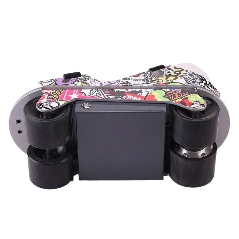 Electric intelligent elegant remote control roller skates