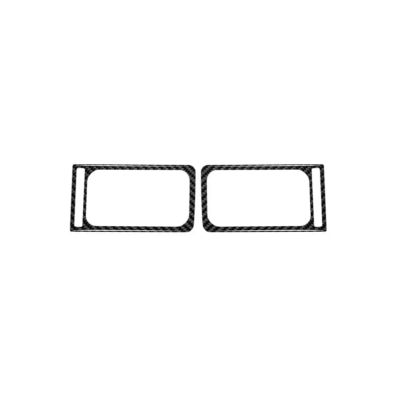 For 03-08 Toyota Corolla Car Interior Modification Carbon Fiber Left and Right Air Outlet Decorative Stickers
