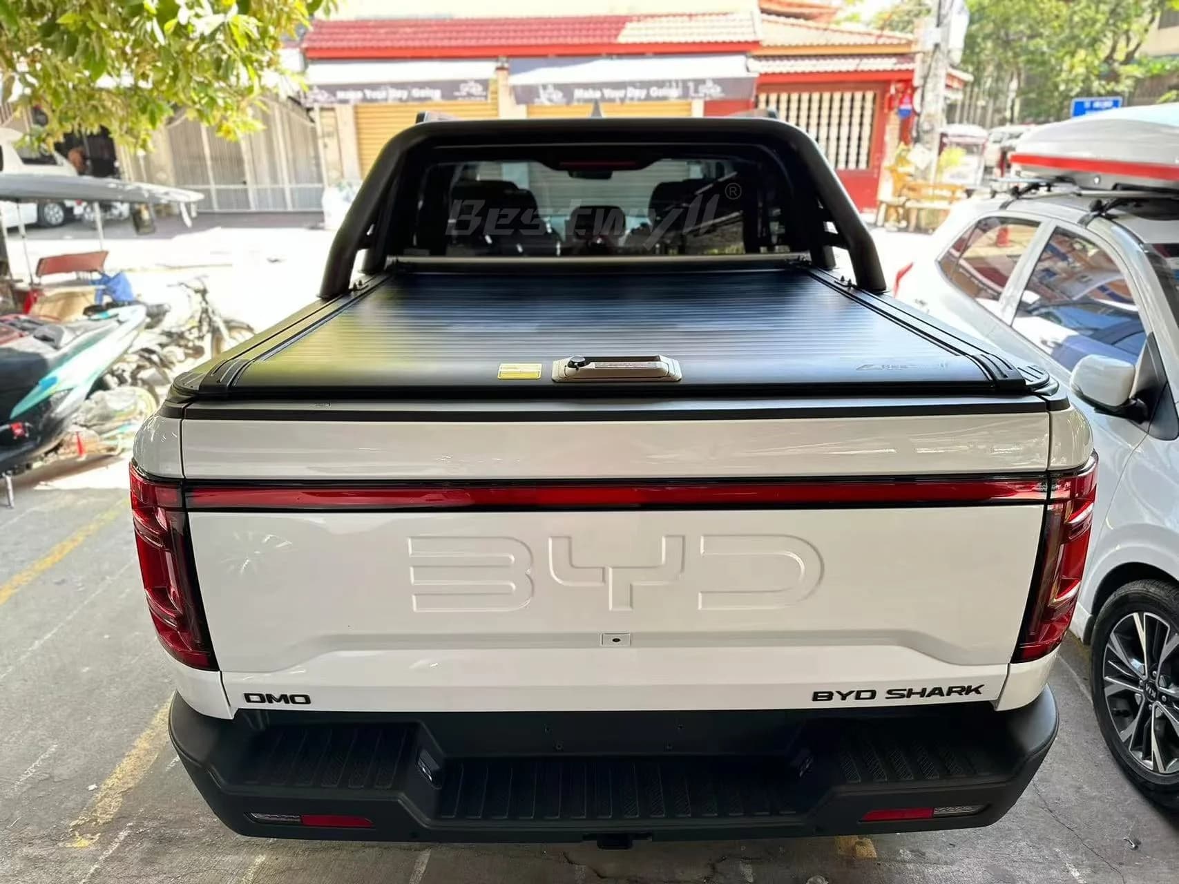 BESTWYLL Aluminum Truck Shutter BYD Shark 6 Retractable Truck Bed Cover Manual Pickup Roller Lid