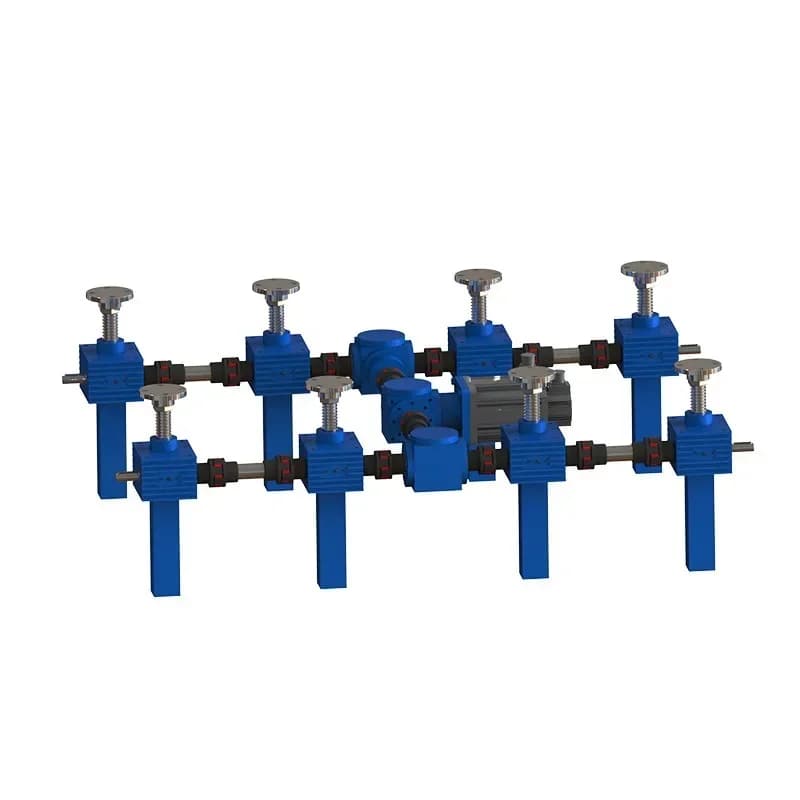 Screw lift linkage platform hand-cranked electric vertical spiral ball