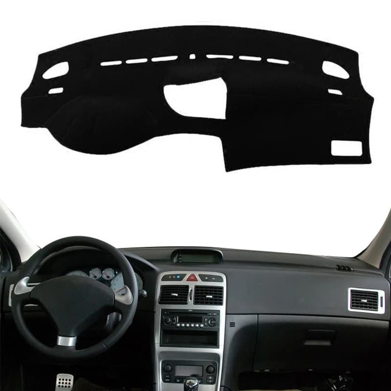 Car Styling Dashmat For Peugeot 307 307SW 307CC 2002-2007 2008 Dashboard Cover Pad Mat Dash Sunshield Protect Carpet Accessories