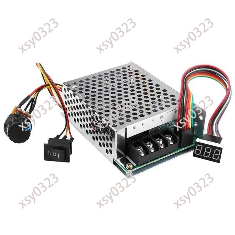 Bidirectional DC Motor Speed Controller, 12V-36V 40A Digital Speed Meter Forward Reverse