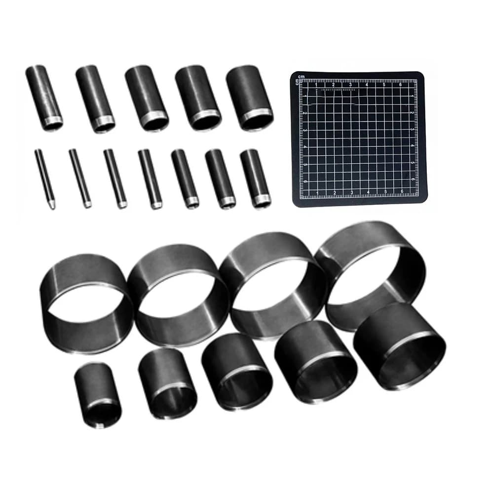 For Precision Leather Cutting Tool Set with Multiple Size Circular Dies for DIY Crafts Leatherwork Accessories