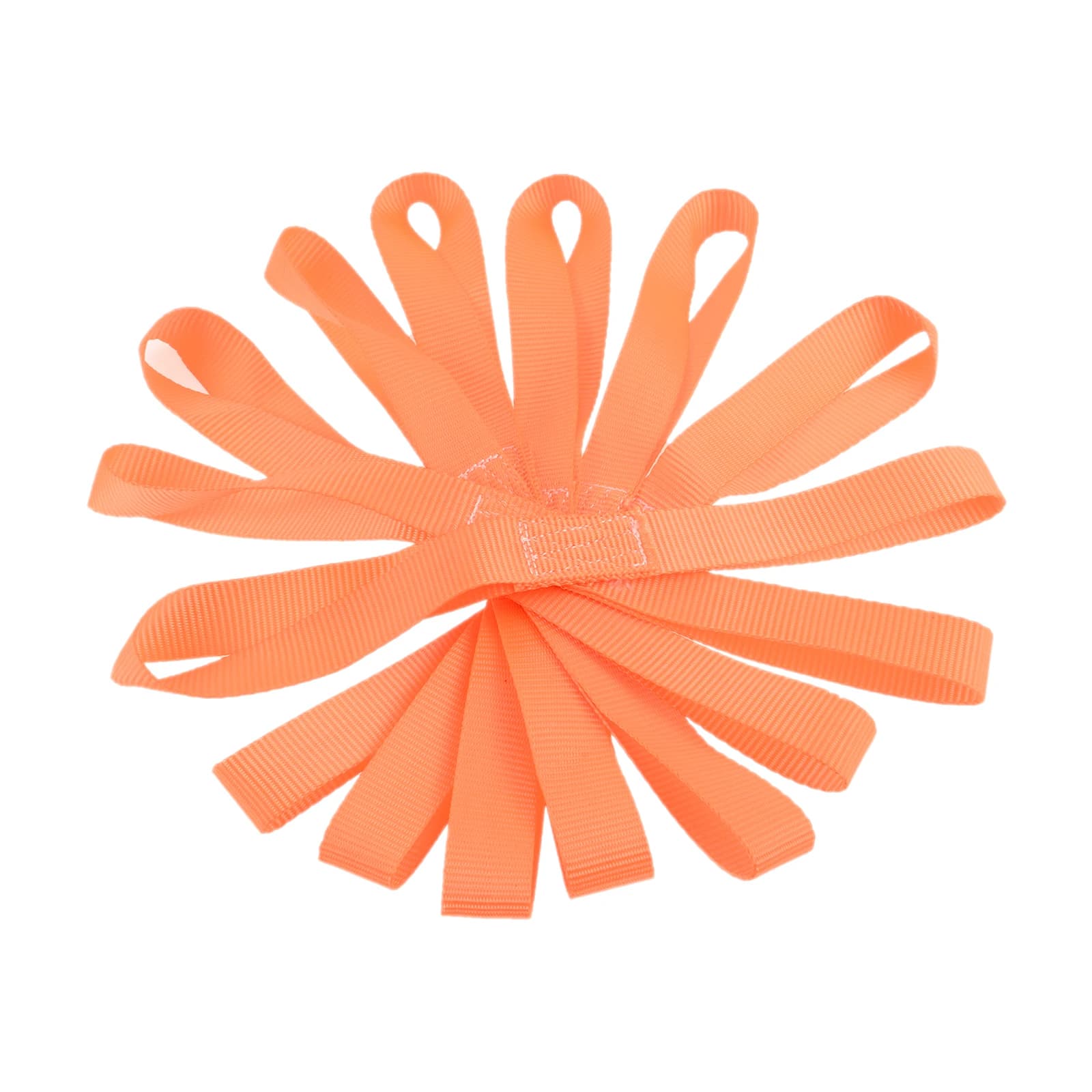 8Pcs 30*2.5cm Motorcycle Tie Down Luggage Bandage Soft Straps Orange for Handlebars, Forks, Swing Arms for ATV, UTV, Street Bike