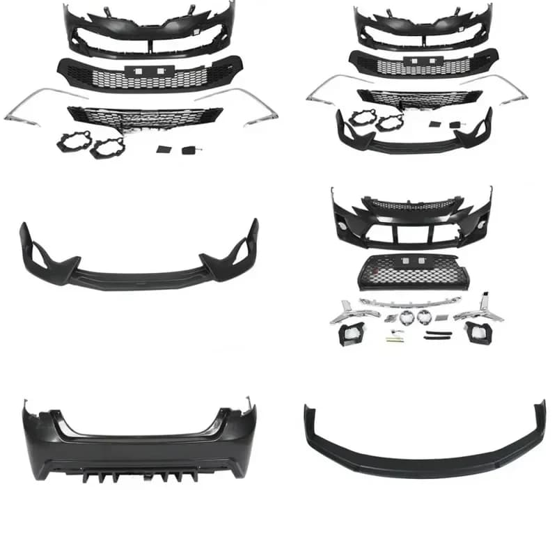 High Quality Modified Front Rear Bumper Grill Mask Assembly Front Lip Trim For Toyota Reiz 2010-2017 Auto Accessories