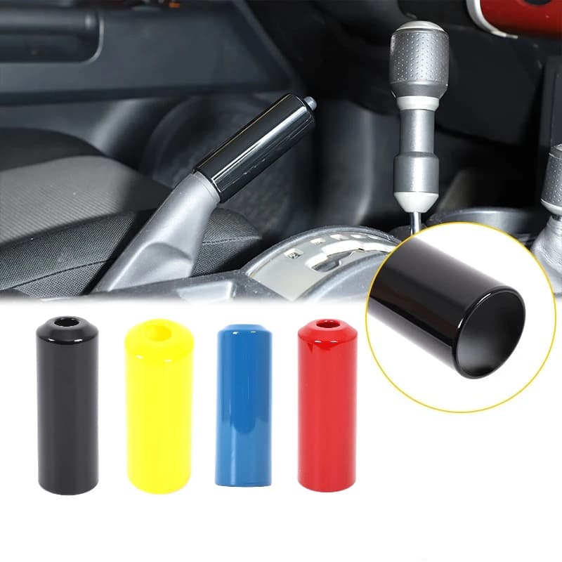 For Toyota FJ Cruiser 07-21 handbrake lever cover Car Hand Brake Cover ABS Handbrake Guard Case Gear Shift Protector Decoration