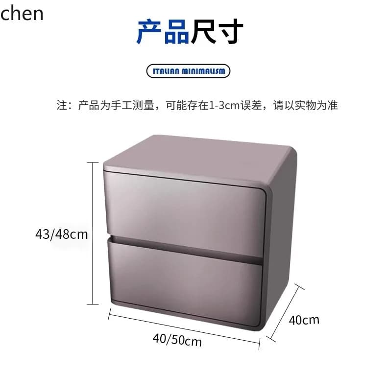 YFY  Solid Wood Bedside Table Home Bedroom New High-end Retro Small Bedside Storage Cabinet
