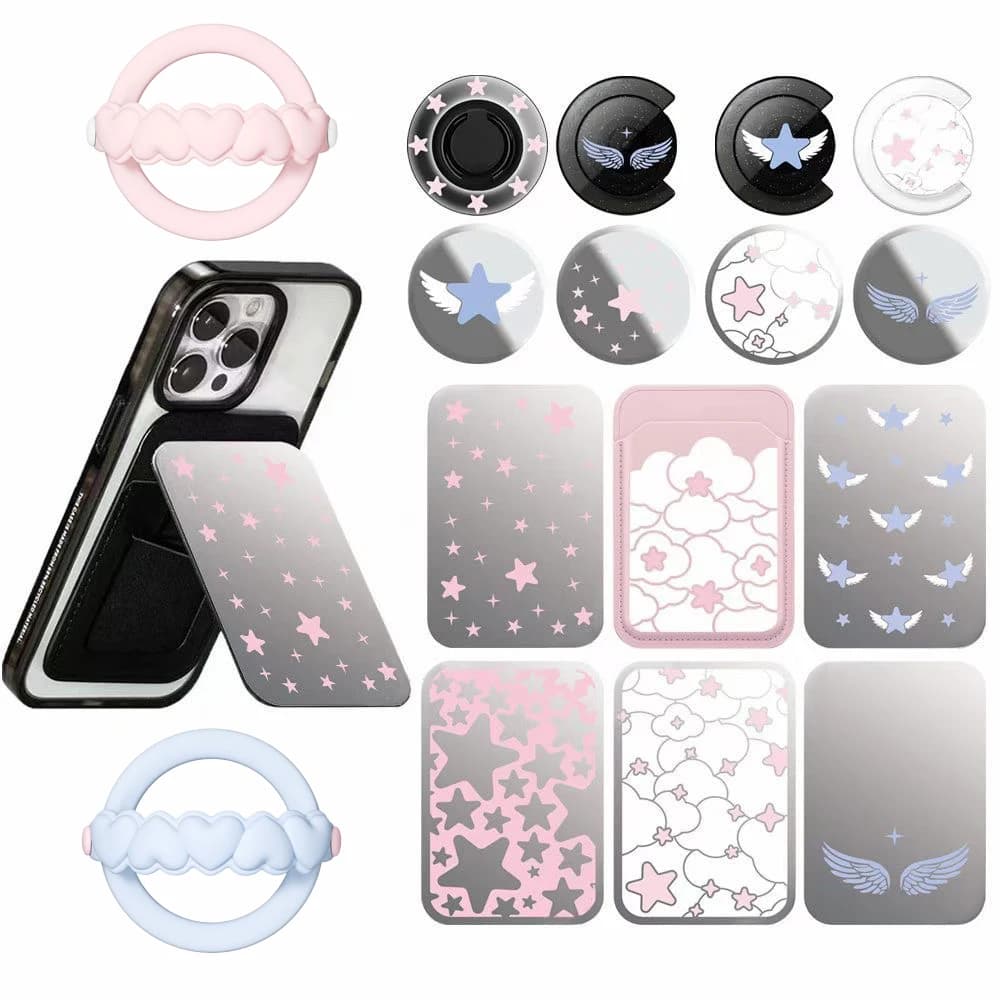 6071458 Magnetic Phone Folding Stand Grip for IPhone Holder Mount Support for Galaxy S