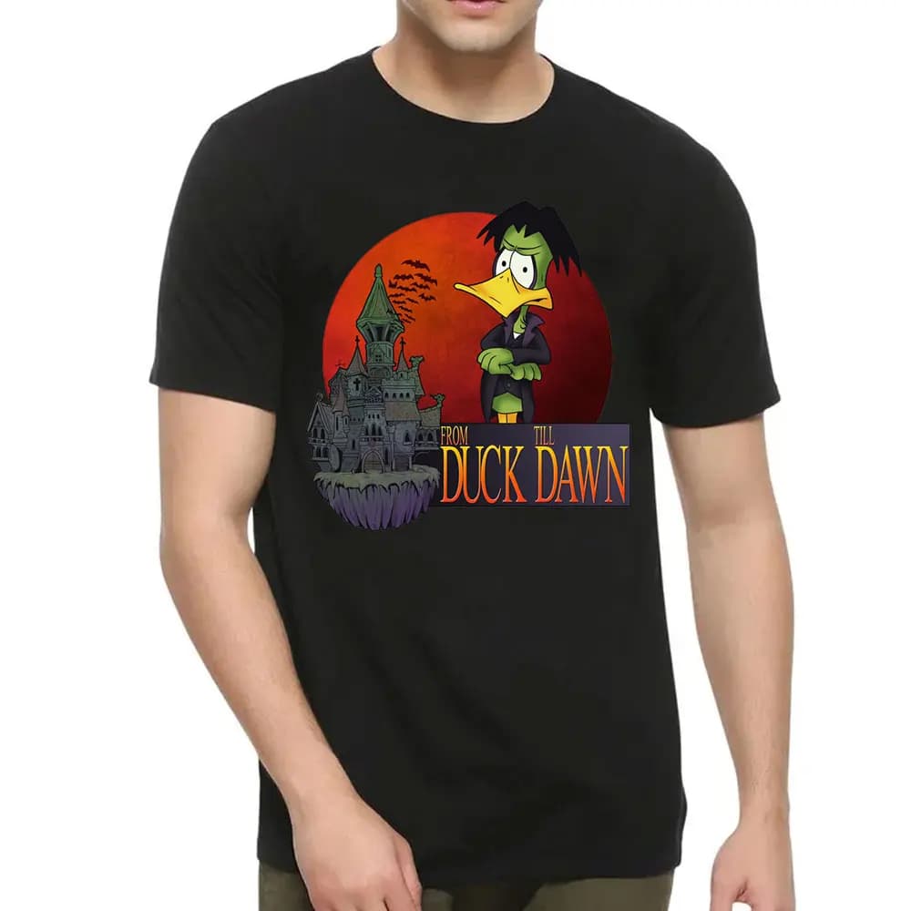Adult Shirts Count Duckula Classic T-Shirt Cute Tops Summer Top Women Men  Animal Print Heavyweights T Shirts for Men Graphic