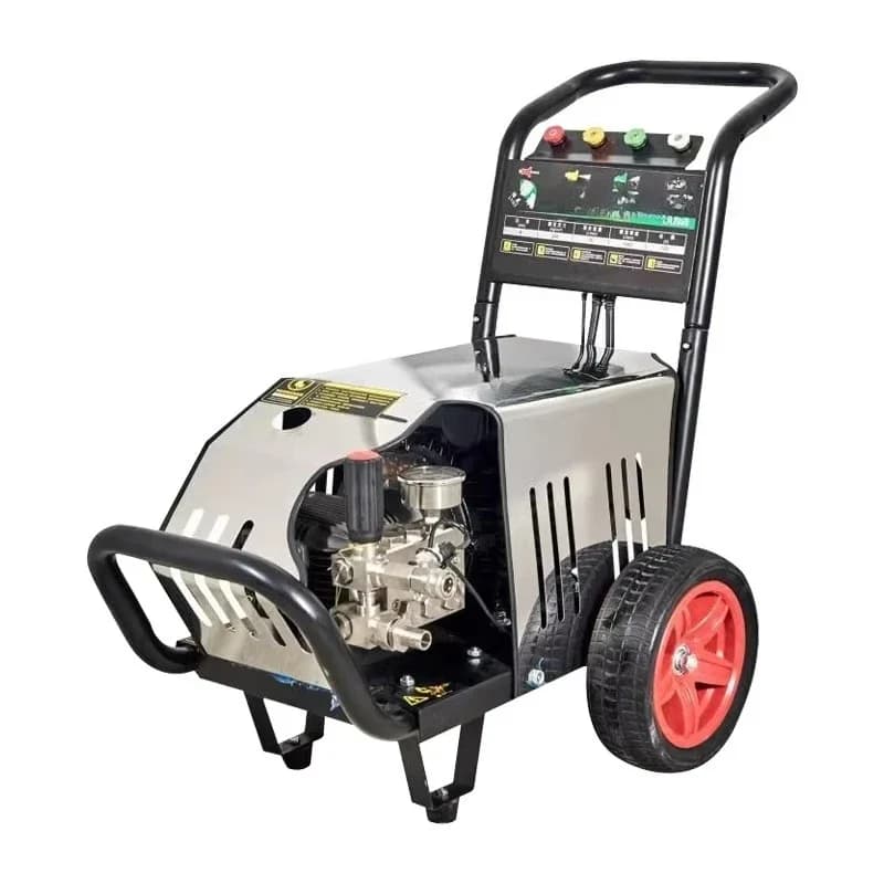 Washing machine, high pressure washer, sprayer, kitchen grease cleaning equipment