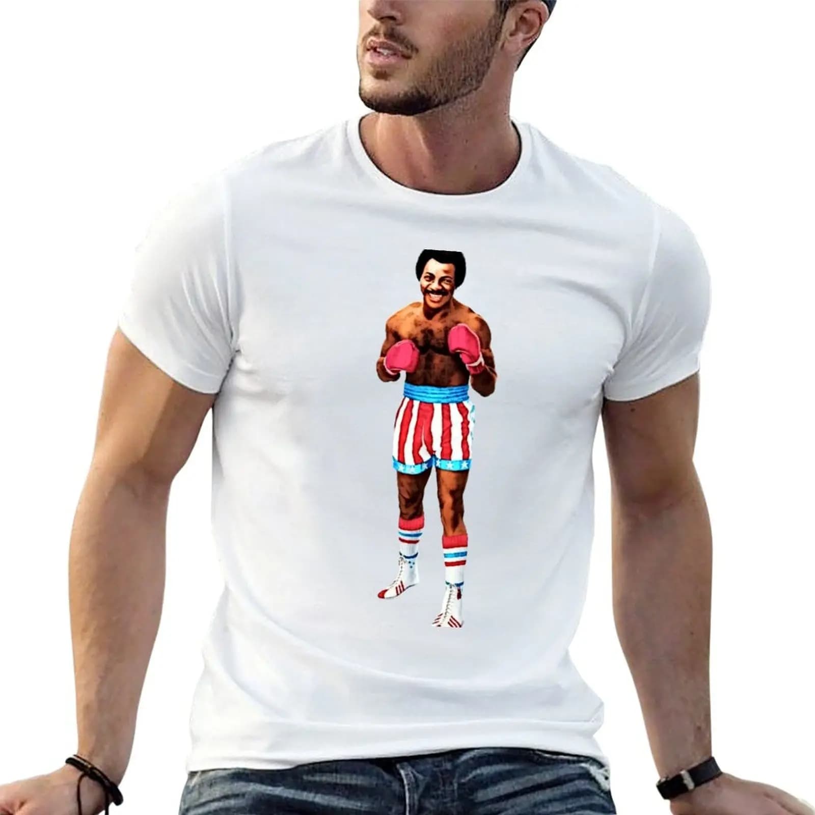 Carl Weathers Apollo Creed T-Shirt man clothes aesthetic clothes men workout shirt
