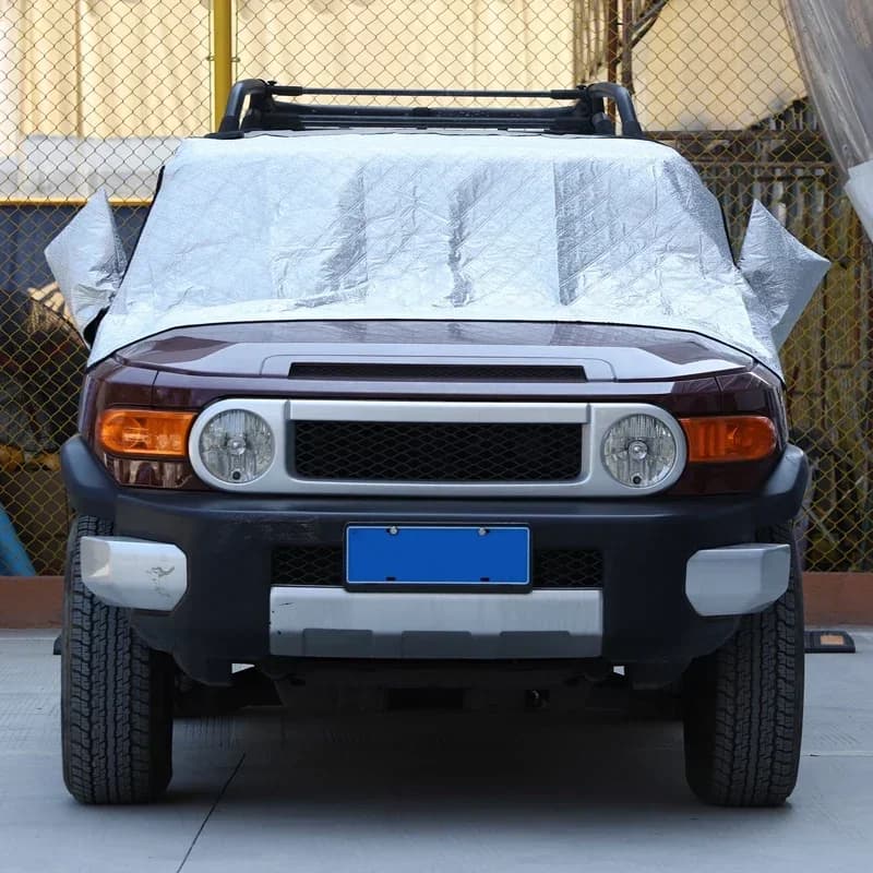 For Toyota FJ Cruiser 2007-2021 Car Windshield Snow Anti Frost Cover Windproof Winter Ice Snow Shield Trim Car Accessories
