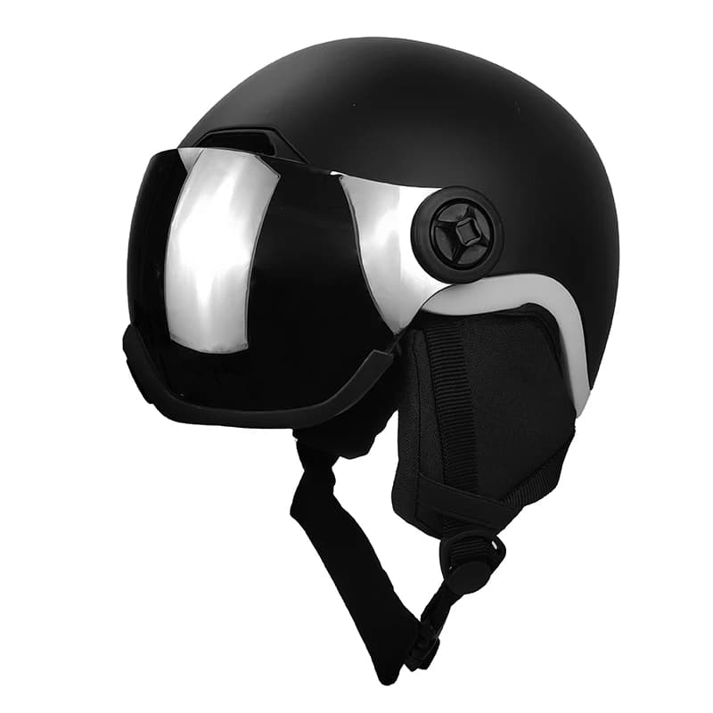 Full Size Winter Ski & Snowboard Helmet with Goggles 100% Nylon Material for Men Women Youth