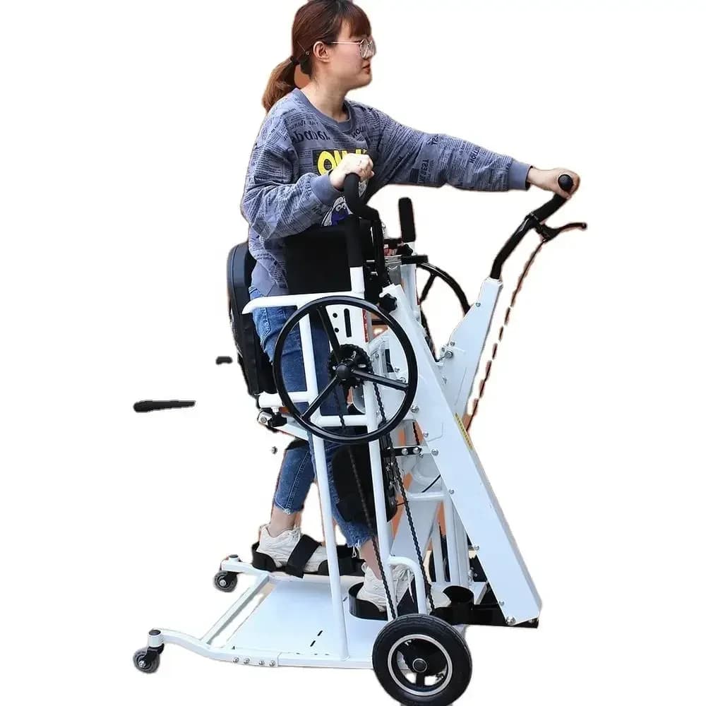 Height Adjustable Elderly Walking Aid Chair Hemiplegic Disabled Equipment Rehabilitation Training Equipment